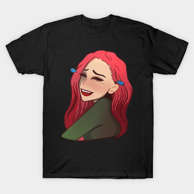 Vampire girl laughing T-Shirt by EmeraldWasp